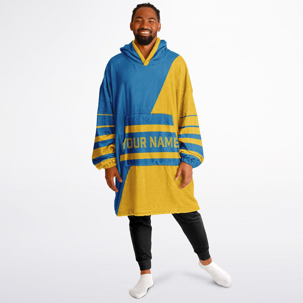 Blue & Gold Split Decision