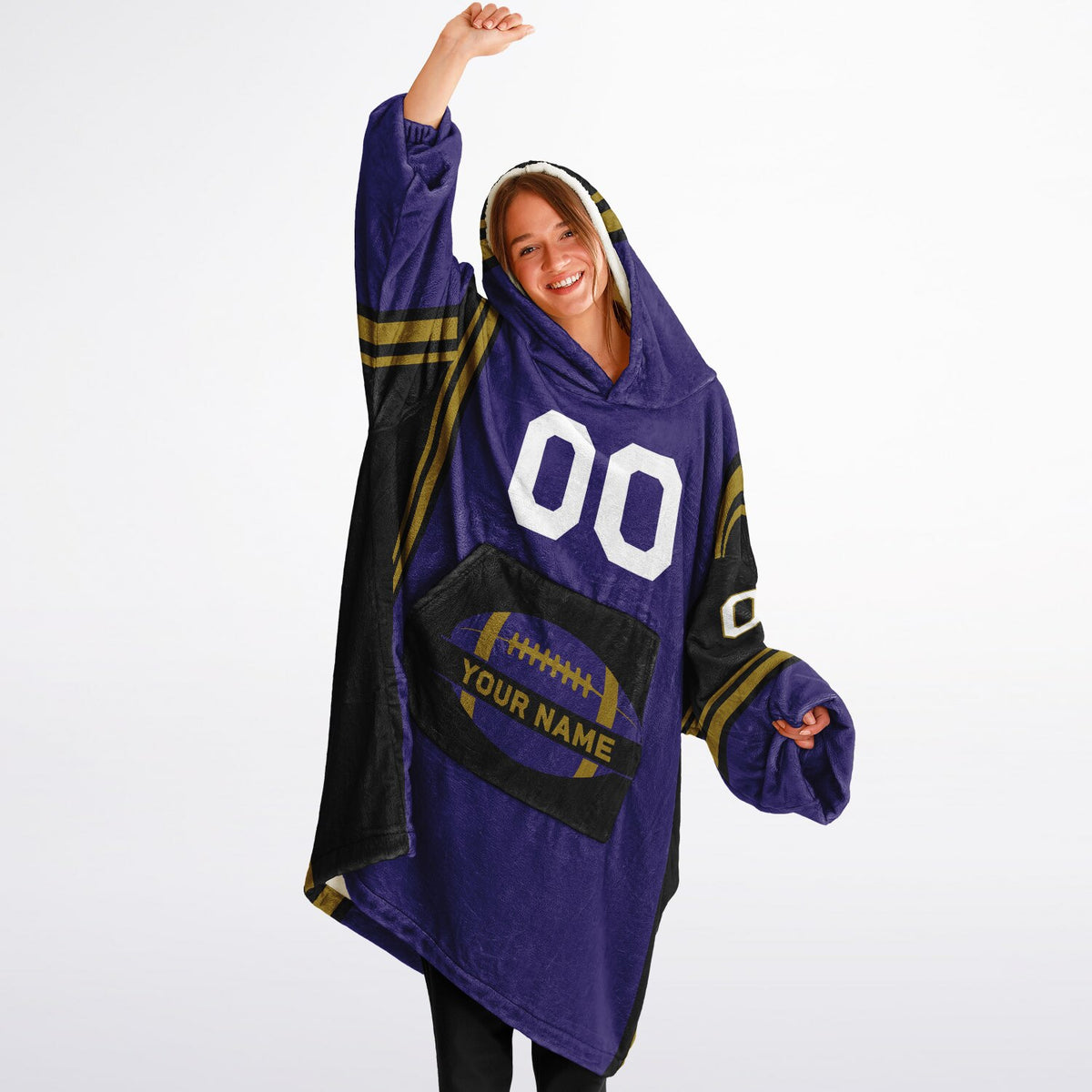 Purple Black Dark Gold Bold