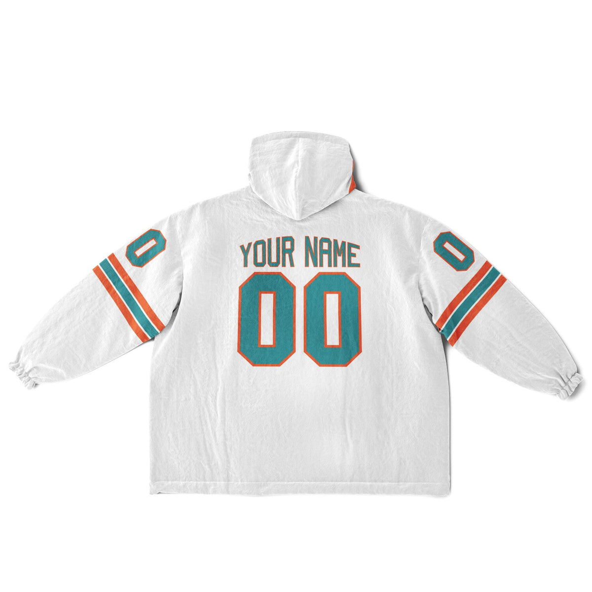 Aqua/Orange/White Superfan Reversible