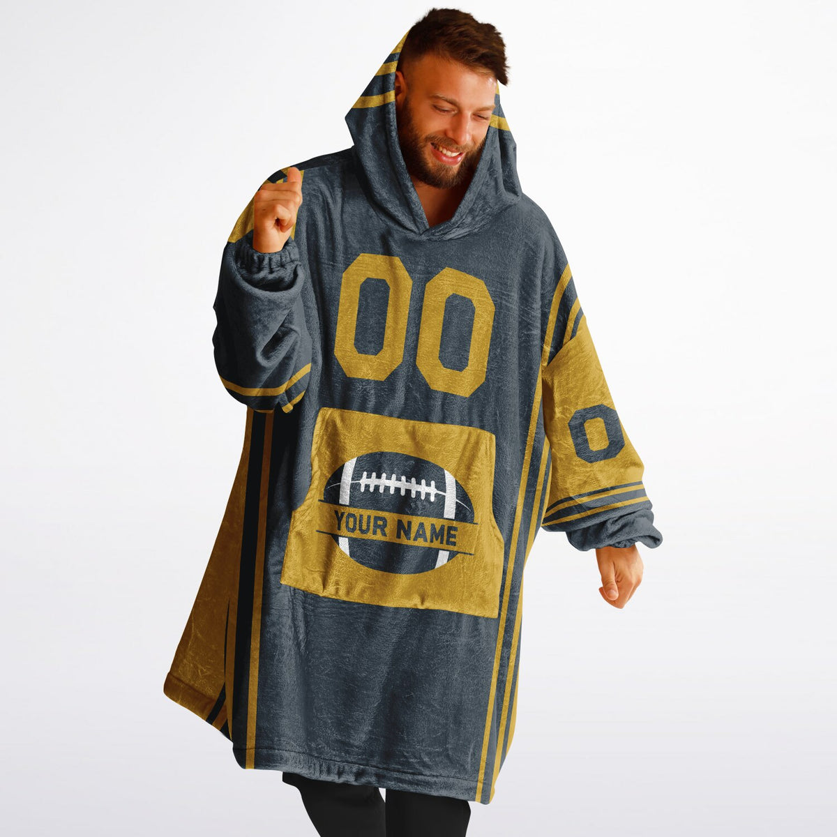 Charcoal & Mustard Bold
