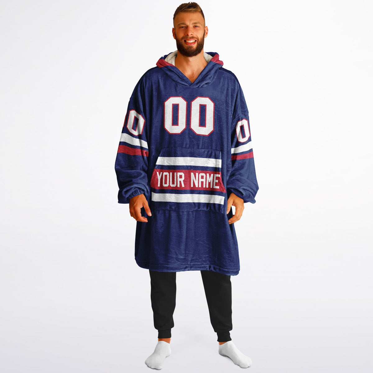Dark Blue Red White Classic