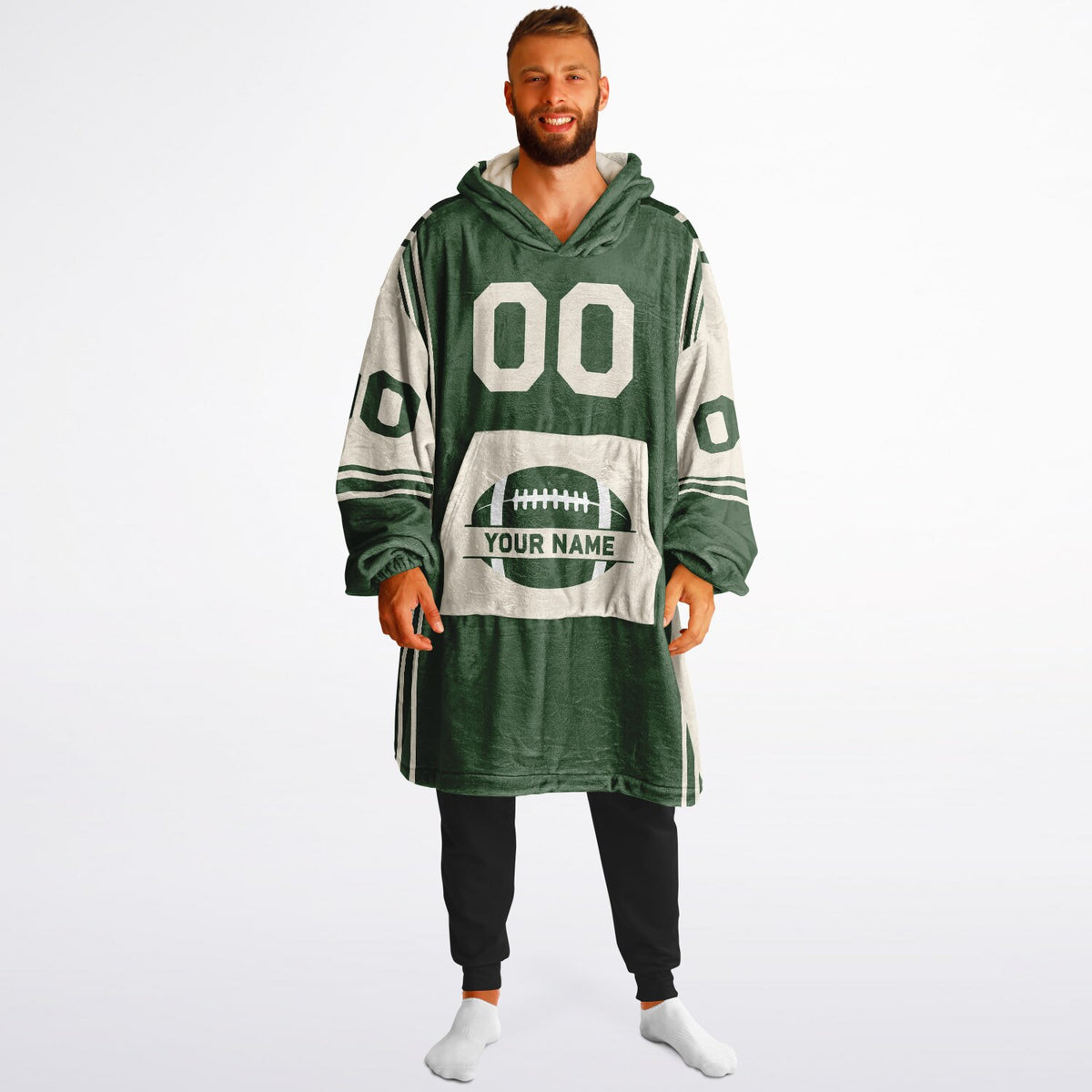 Forest Green & Cream Bold