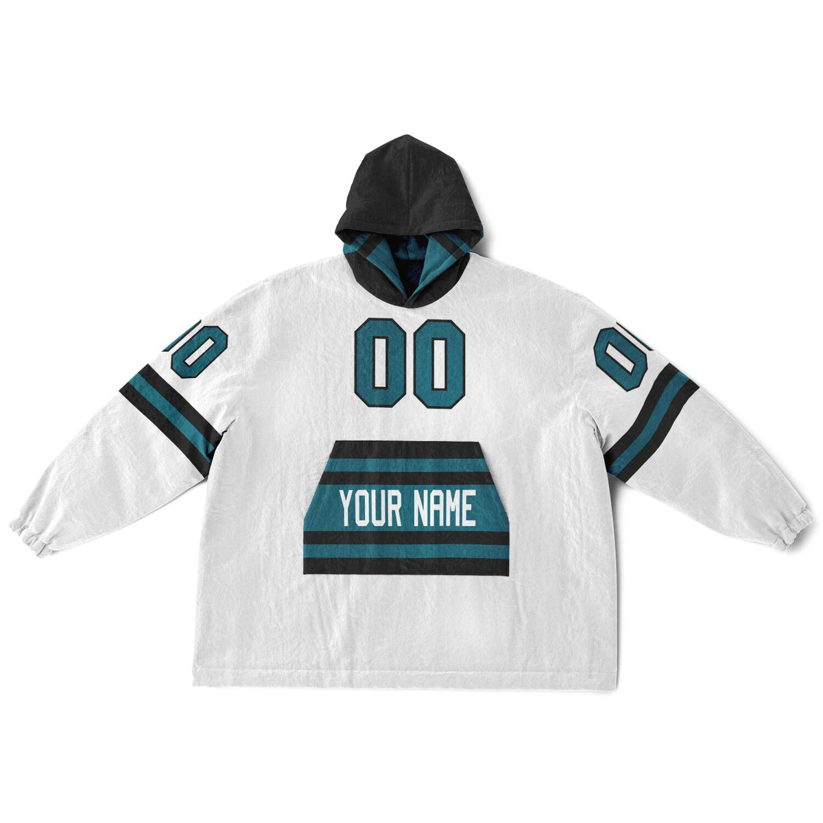 Teal/Black Superfan Reversible