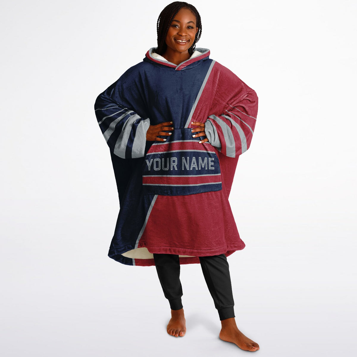 Navy/Red/Silver Split Decision