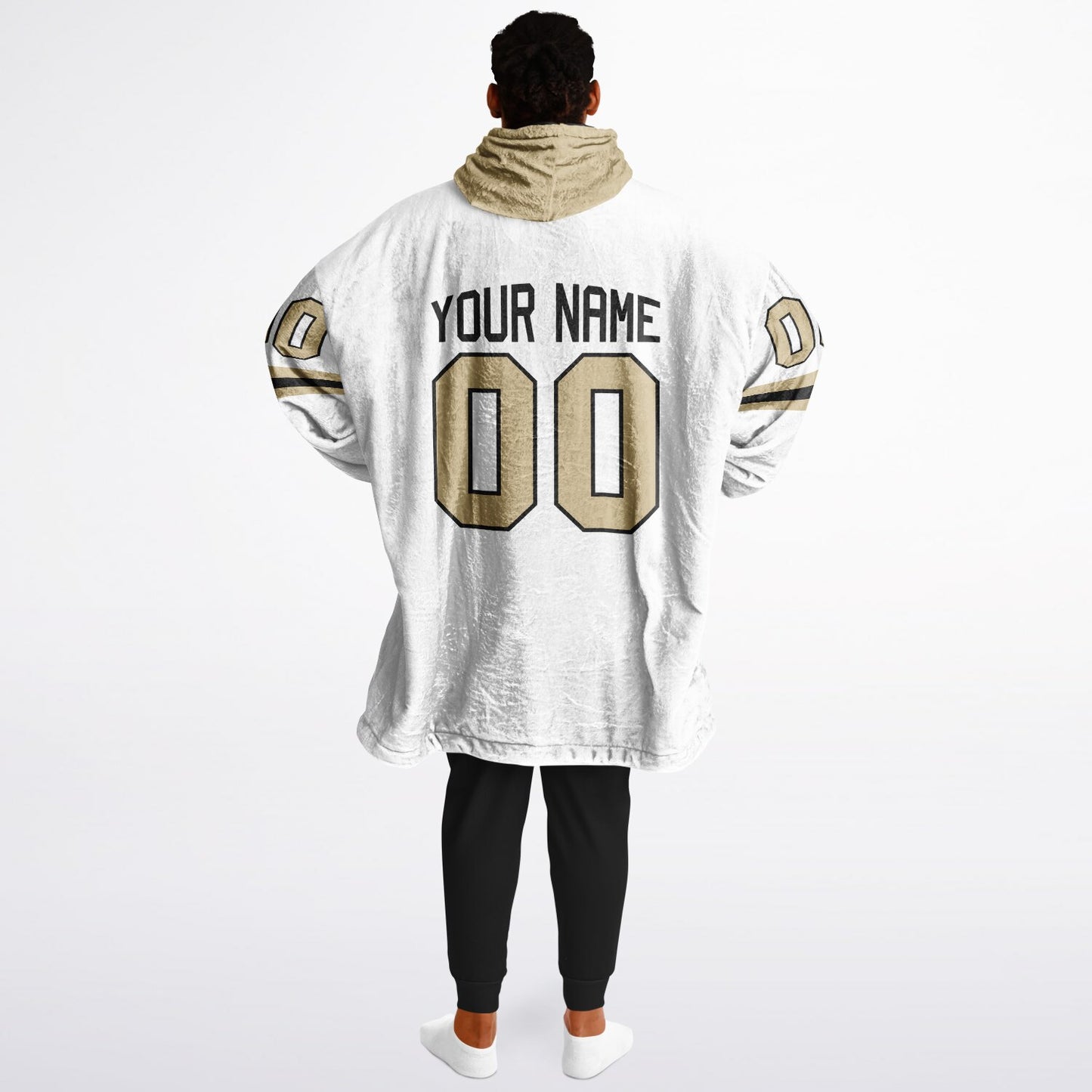 Black/Old Gold Superfan Reversible