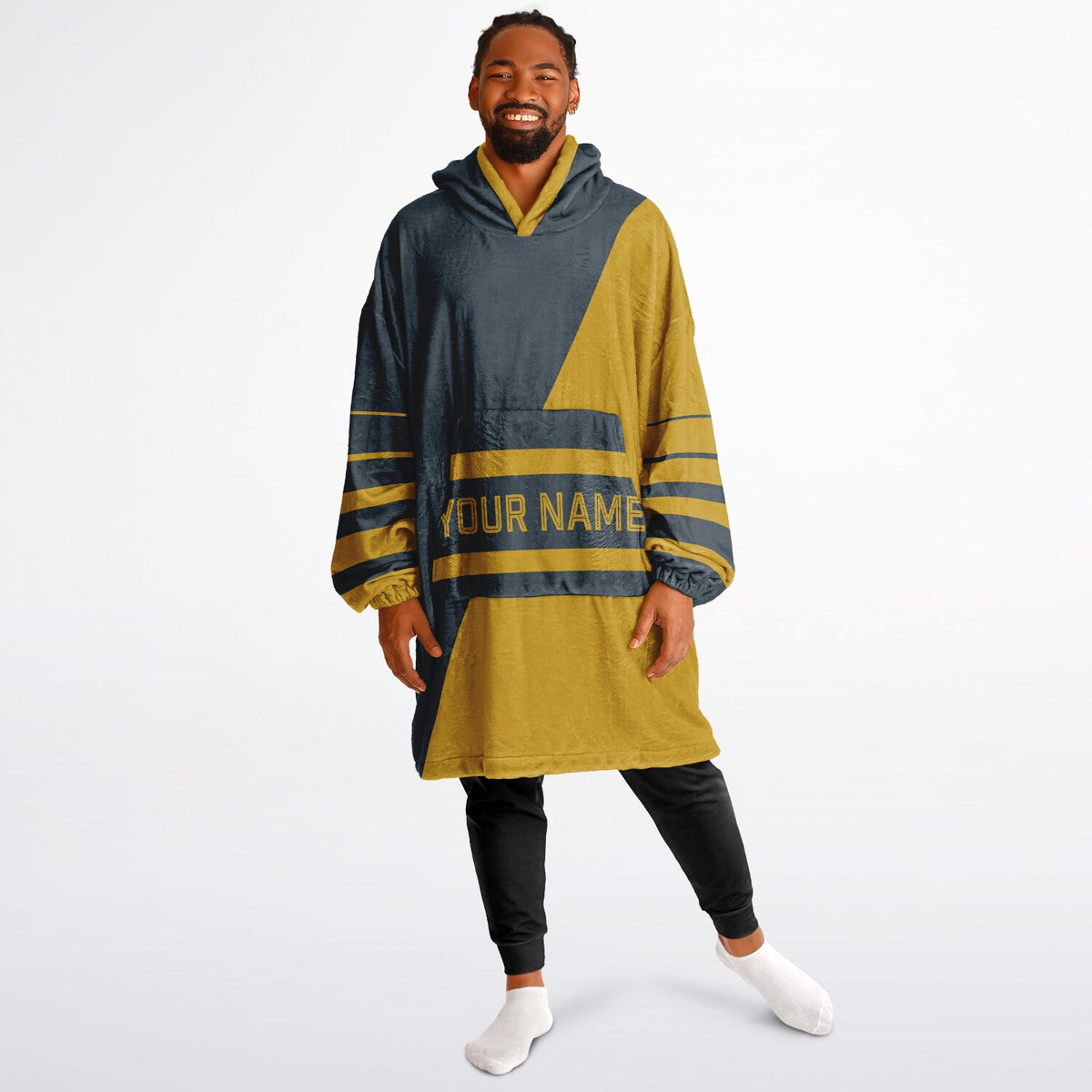 Charcoal & Mustard Split Decision