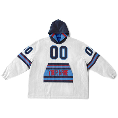 Light Blue/Navy/Red Superfan Reversible
