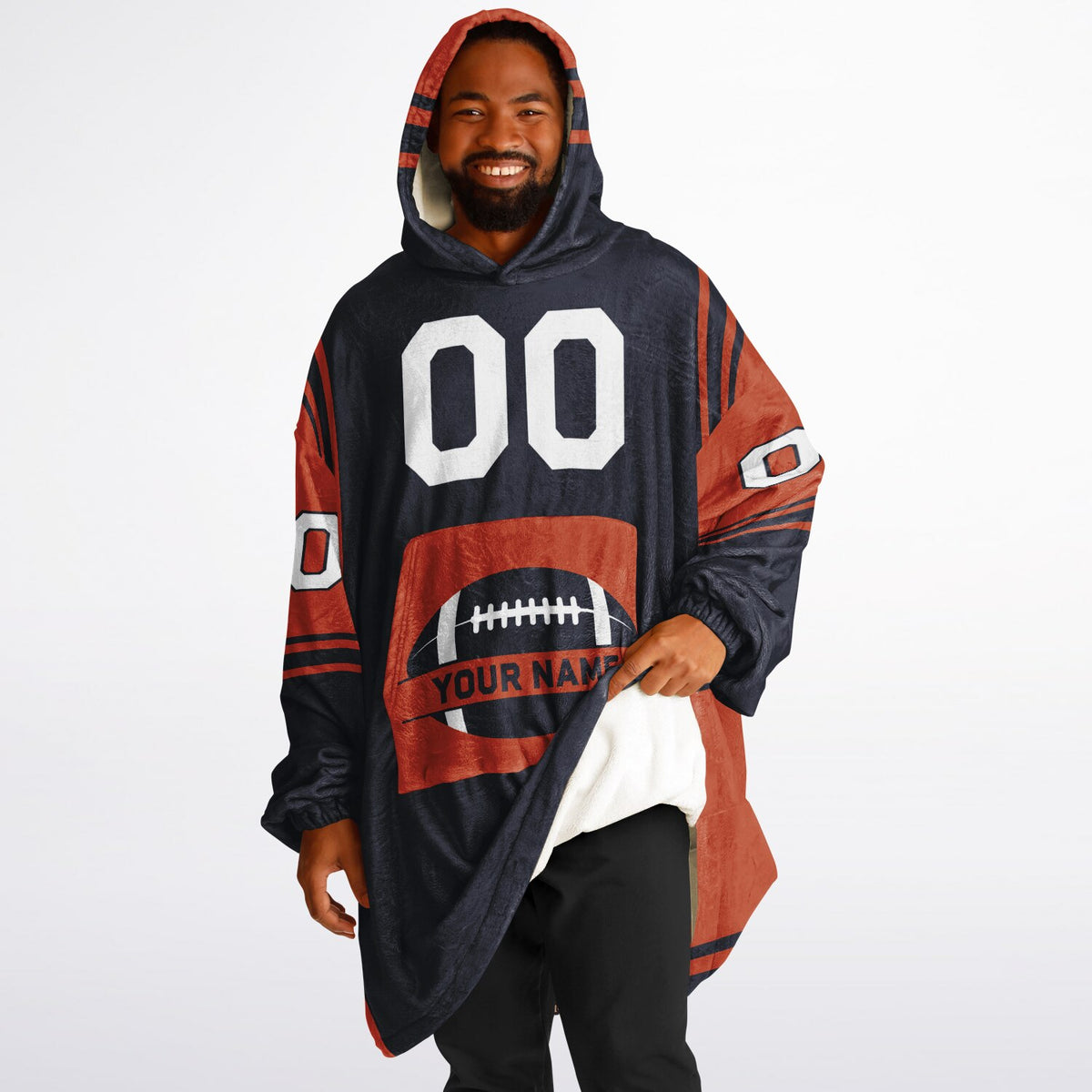 Navy/Orange Bold