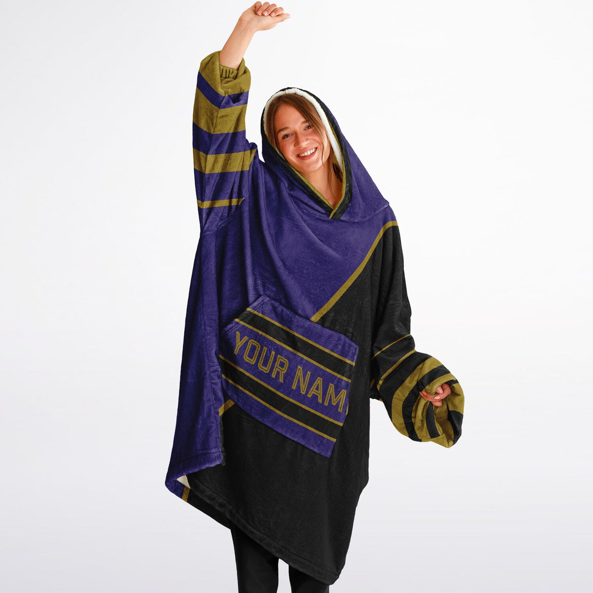 Purple Black Dark Gold Split Decision