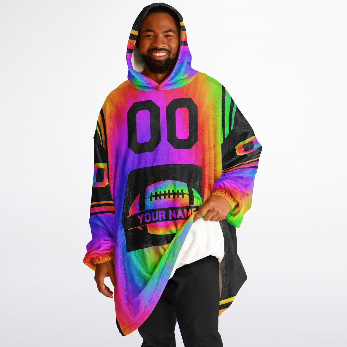 Tie-Dye & Black Bold