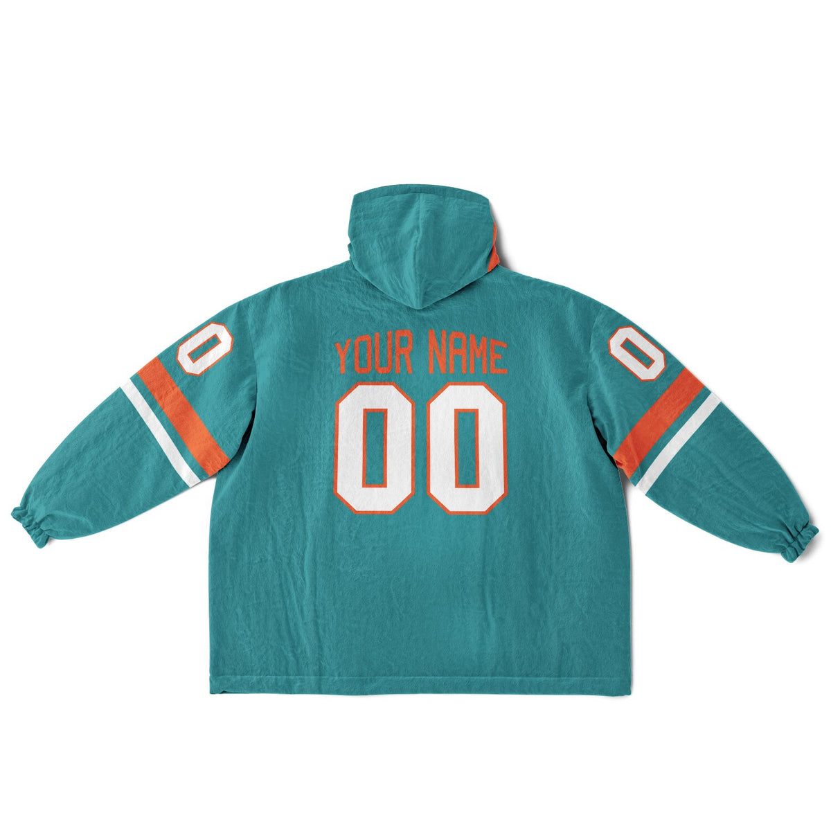 Aqua/Orange/White Superfan Reversible