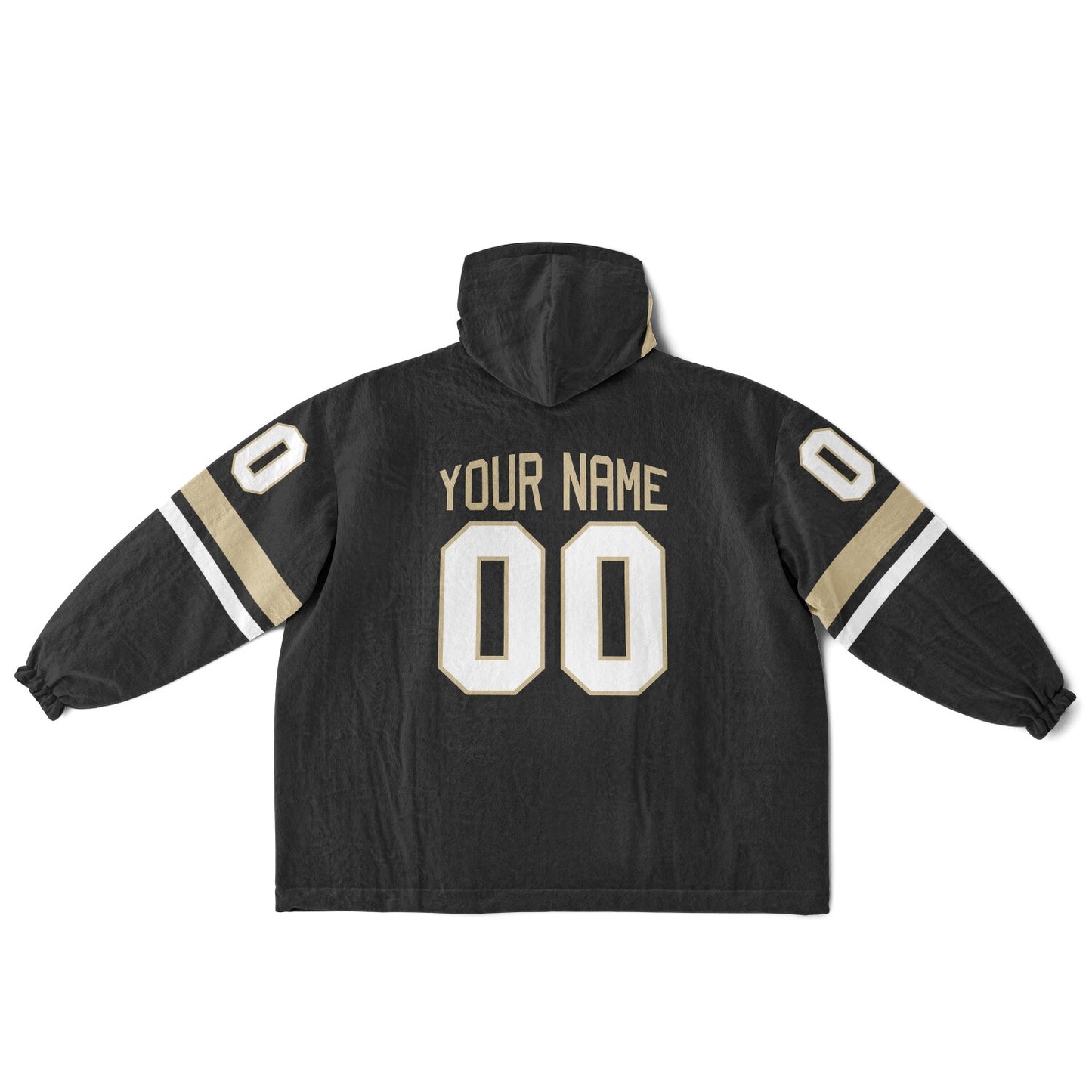 Black/Old Gold/White Superfan Reversible