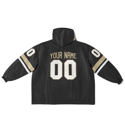 Black/Old Gold/White Superfan Reversible