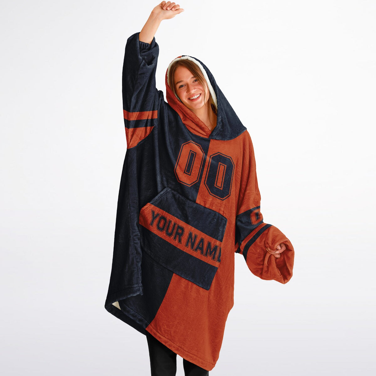 Navy/Orange Halftime