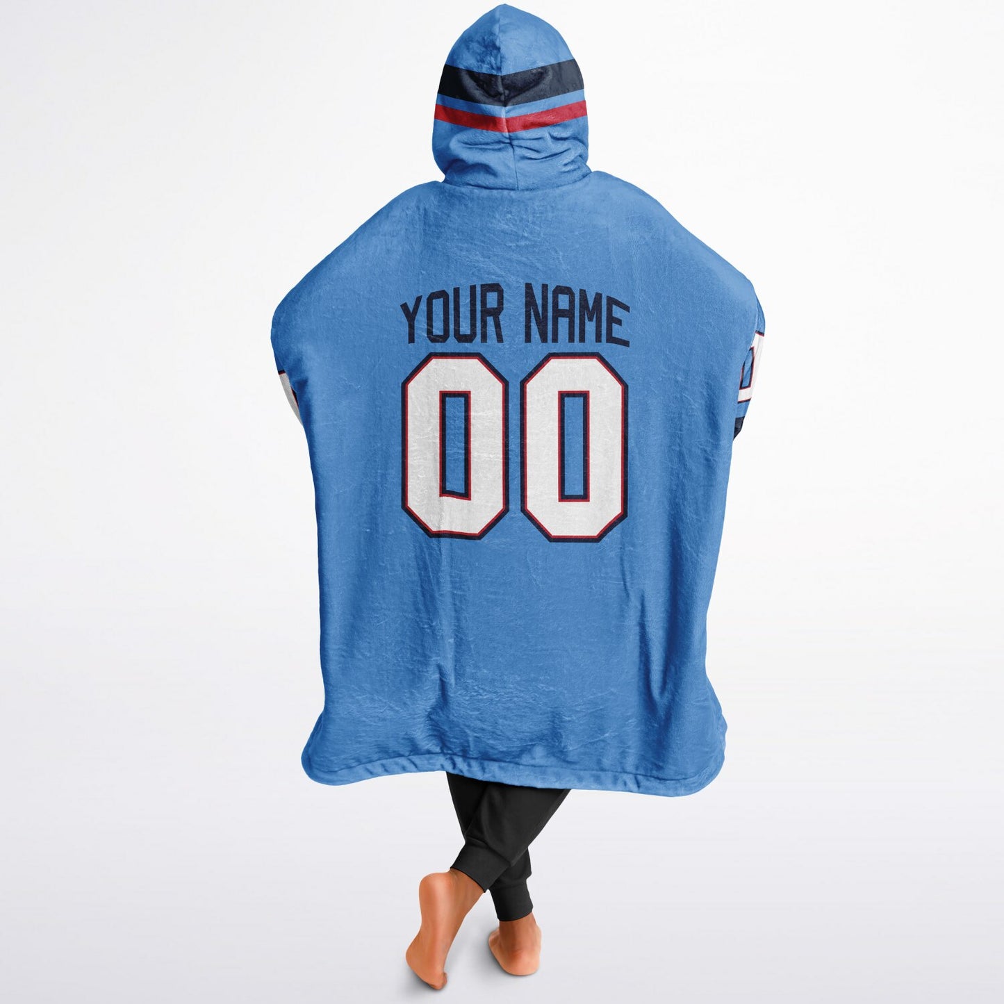 Light Blue/Navy/Red Superfan Reversible