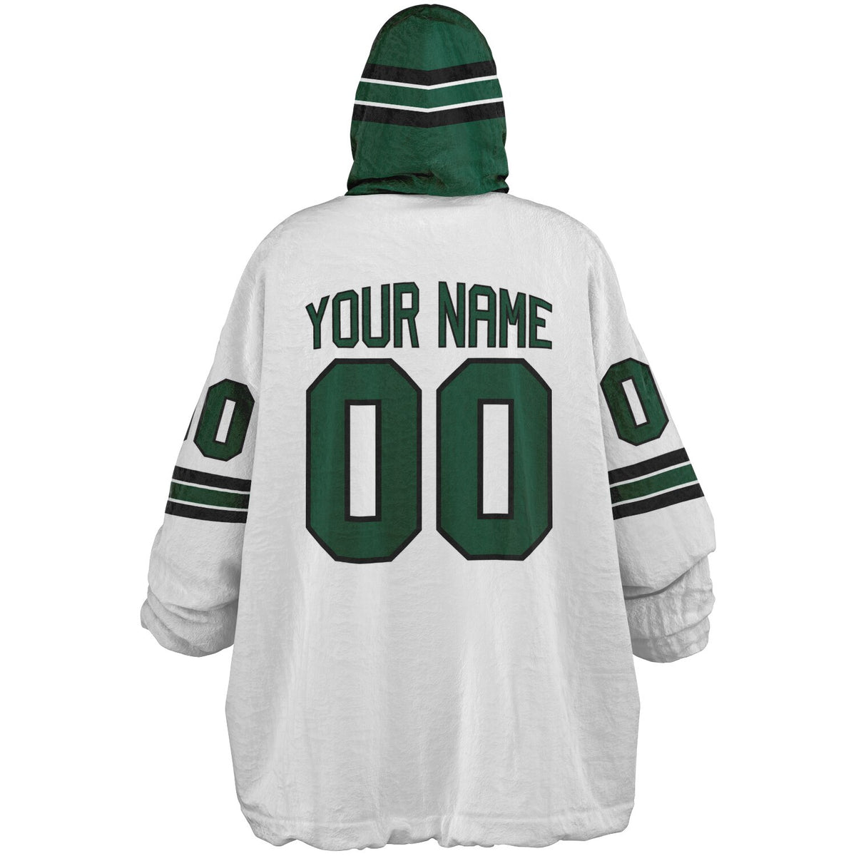 Green/Black/White Superfan Reversible