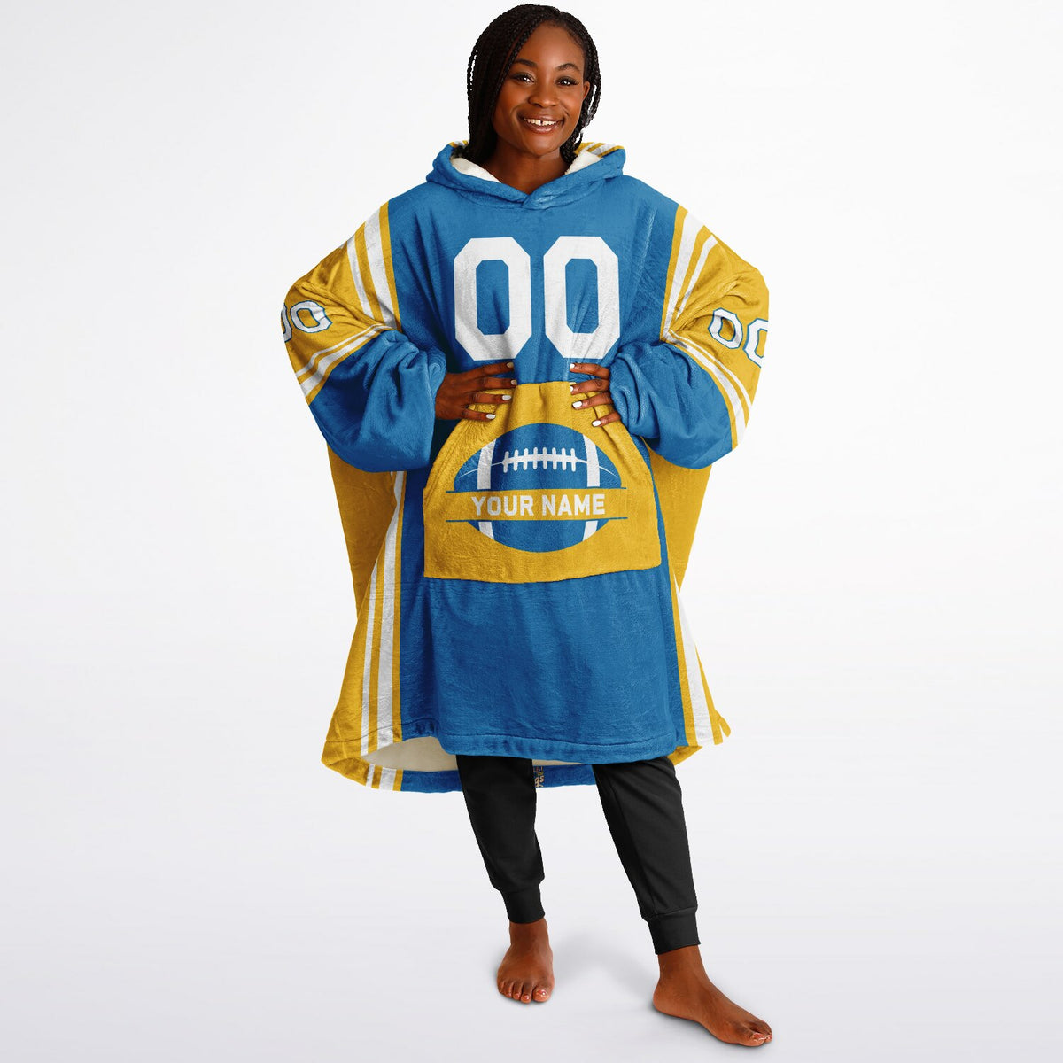Blue/Gold/White Bold
