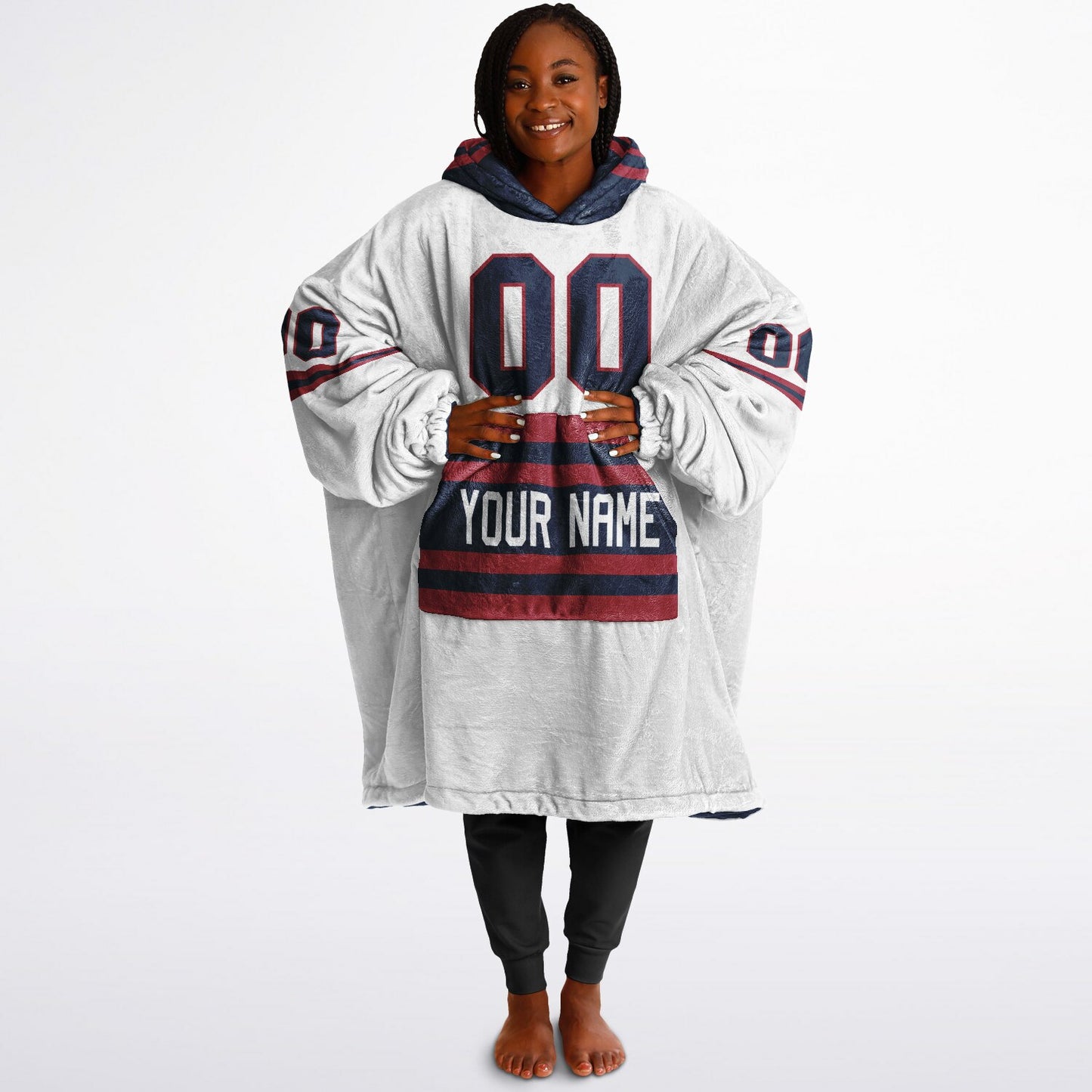 Nautical Blue/Red Superfan Reversible