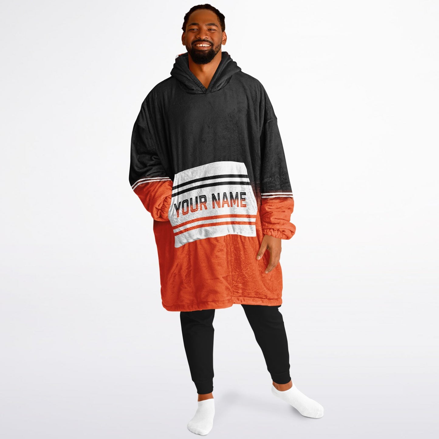 Black/Orange/White Everyday Reversible