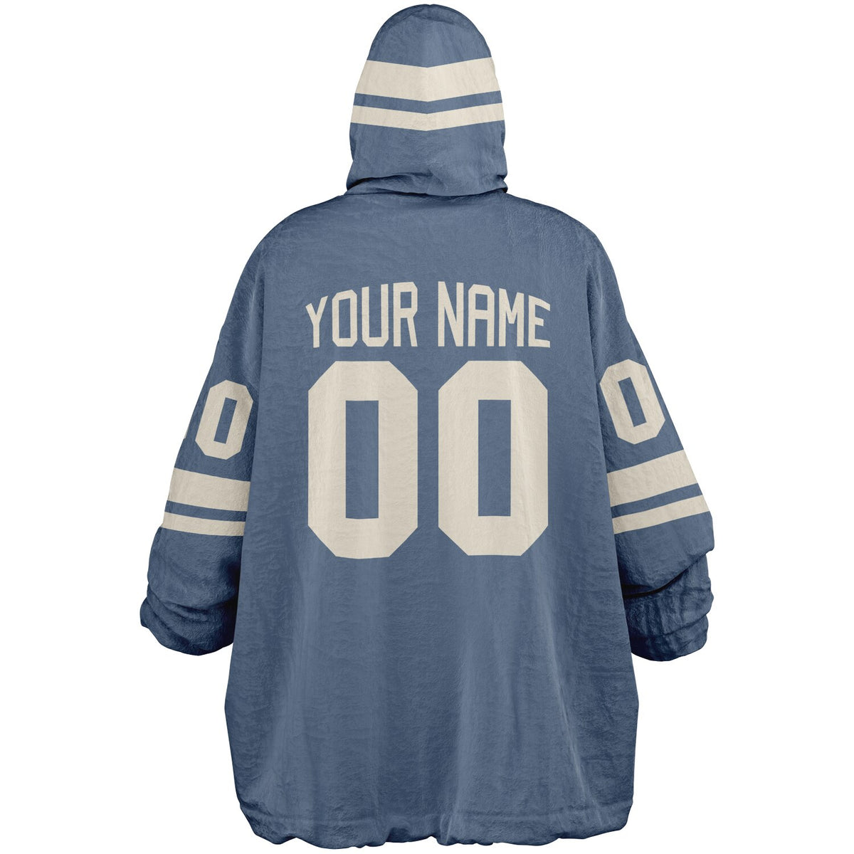 Slate Blue & Cream Superfan Reversible
