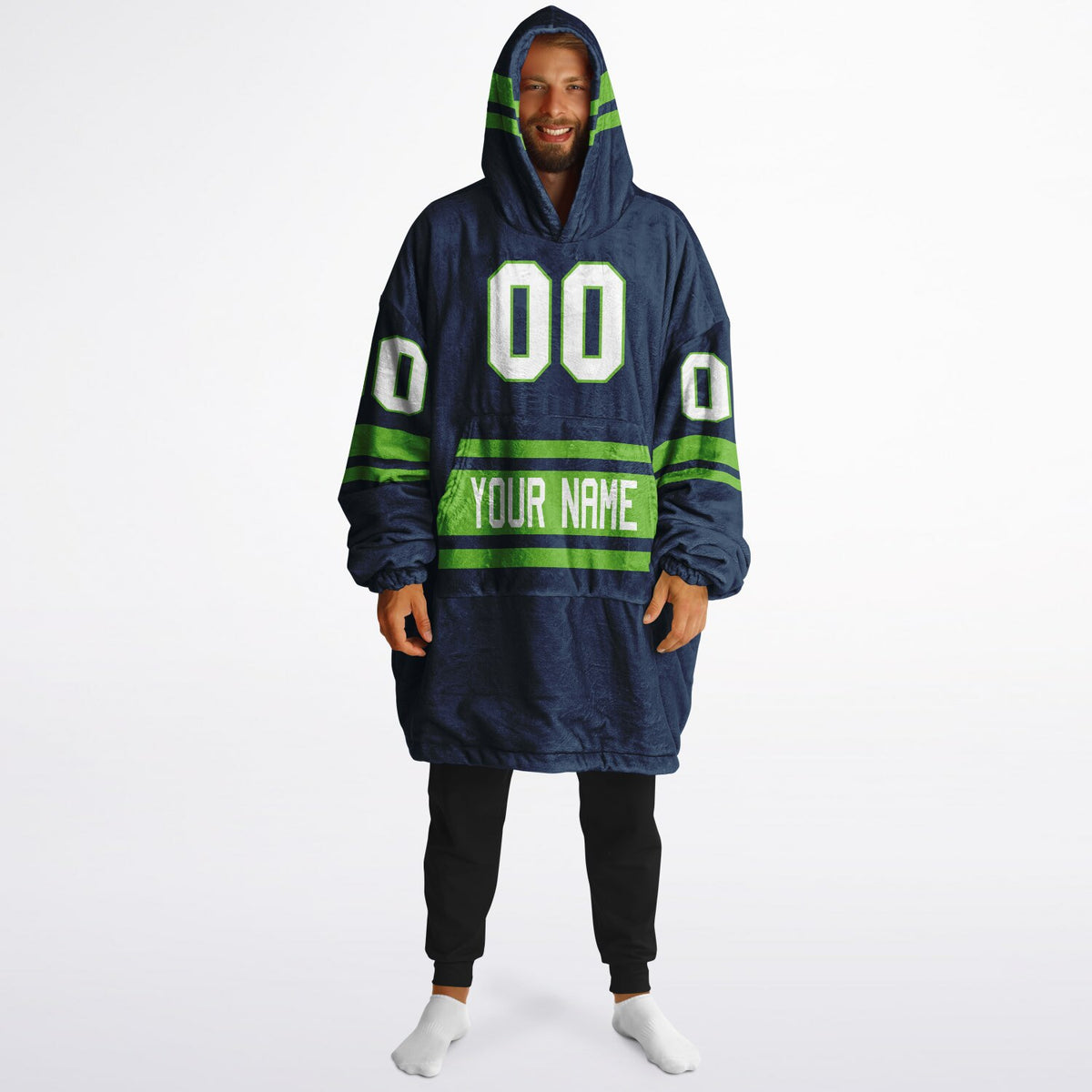 Navy/Green Superfan Reversible