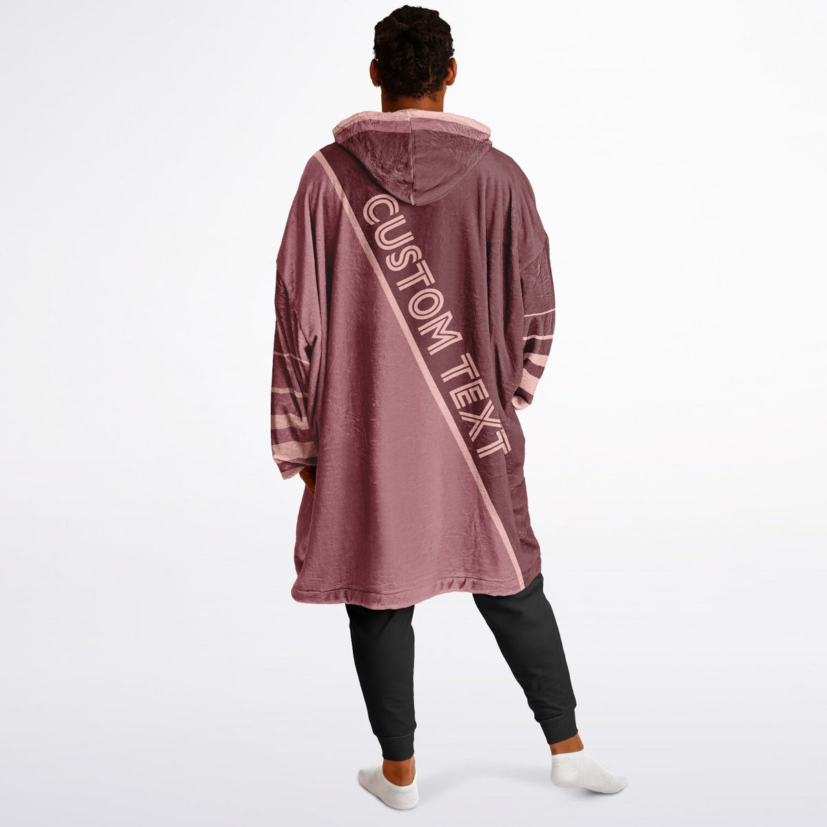 Burgundy Blush Pink Rose Split Decision
