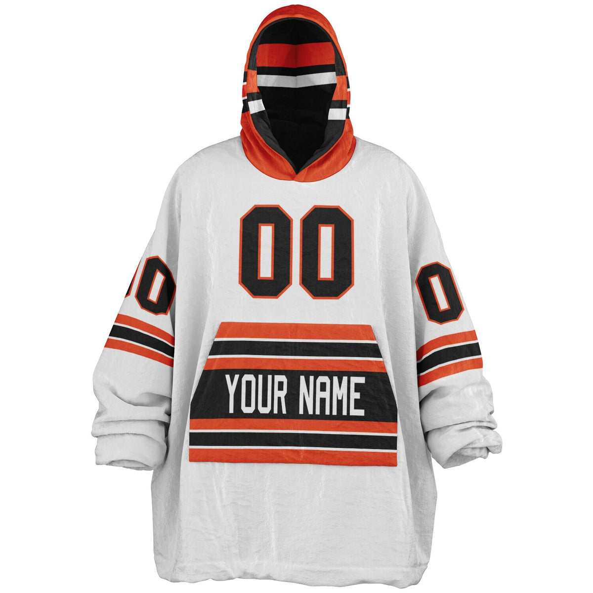 Black/Orange/White Superfan Reversible
