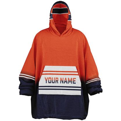 Orange/Navy/White Everyday Reversible