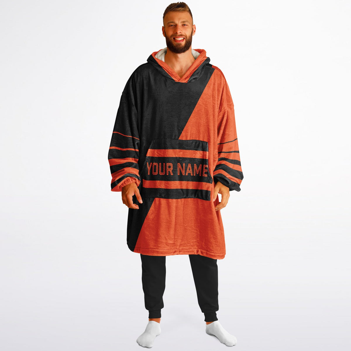 Black & Orange Split Decision