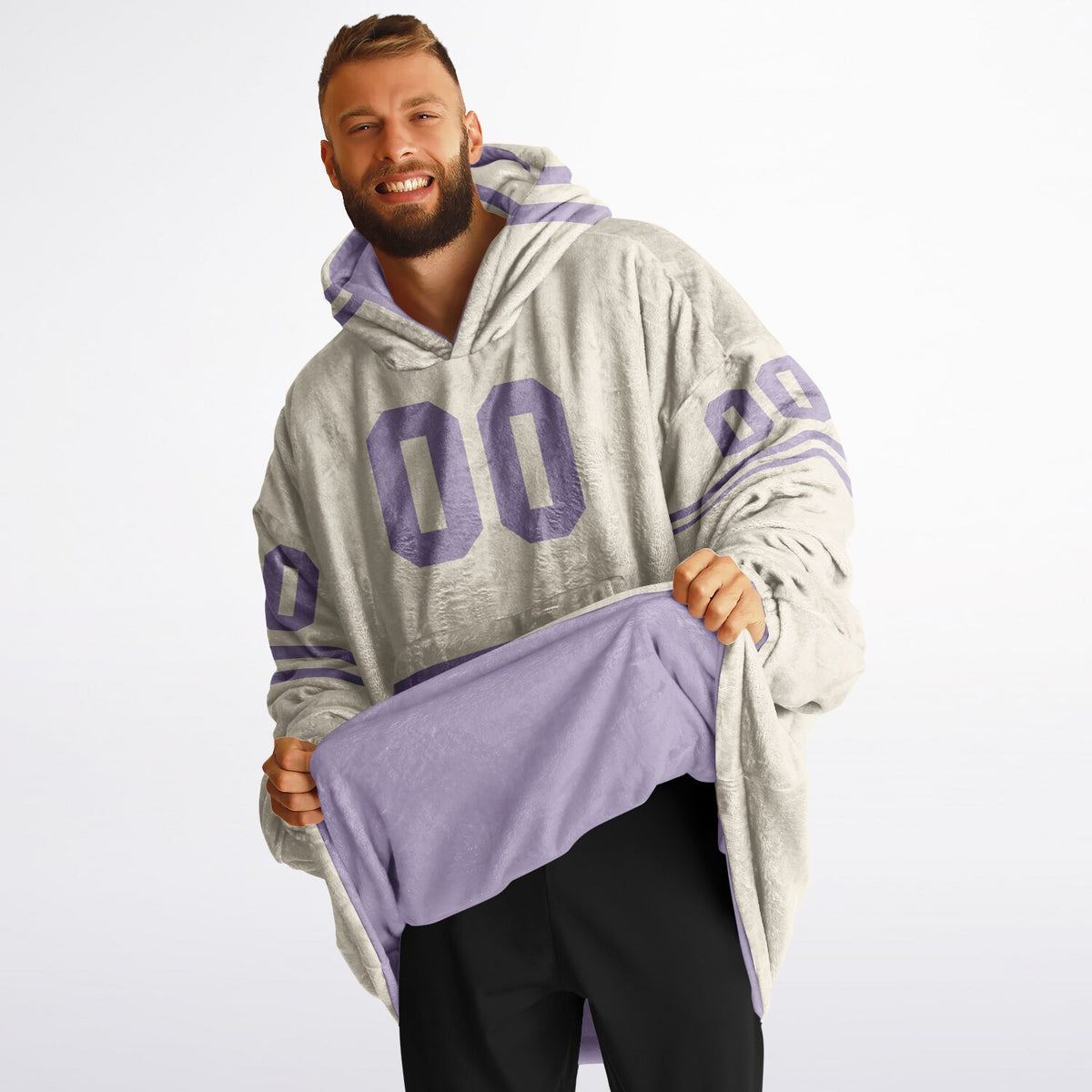 Lavender & Cream Superfan Reversible