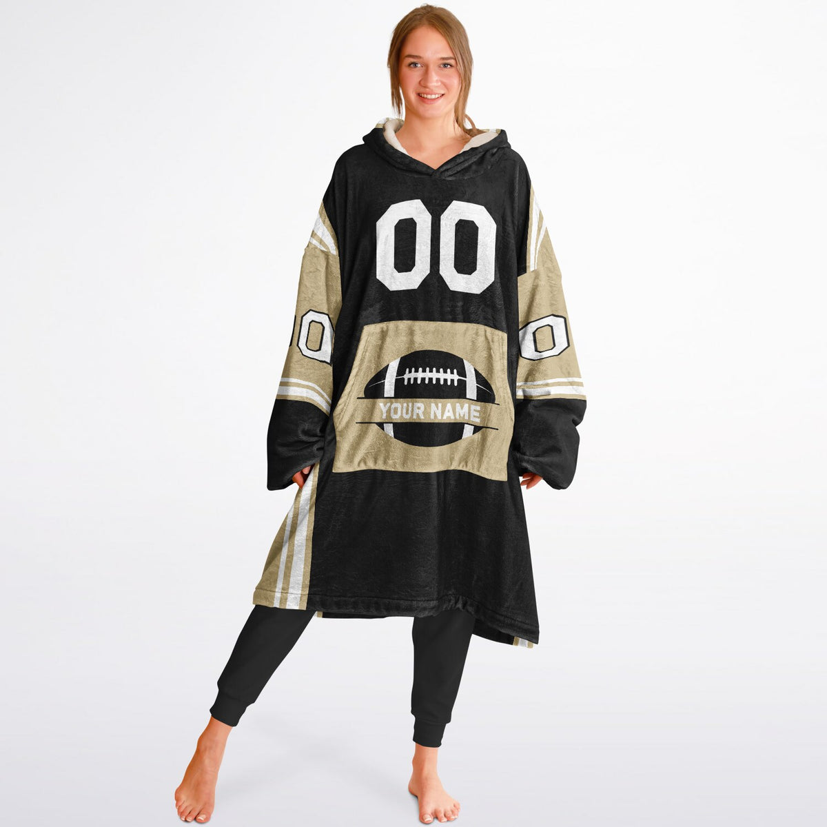 Black/Light Gold/White Bold