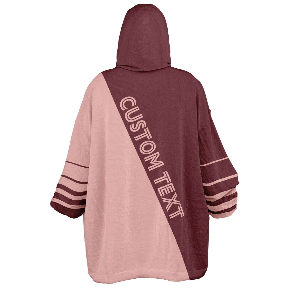 Burgundy & Blush Pink Split Decision