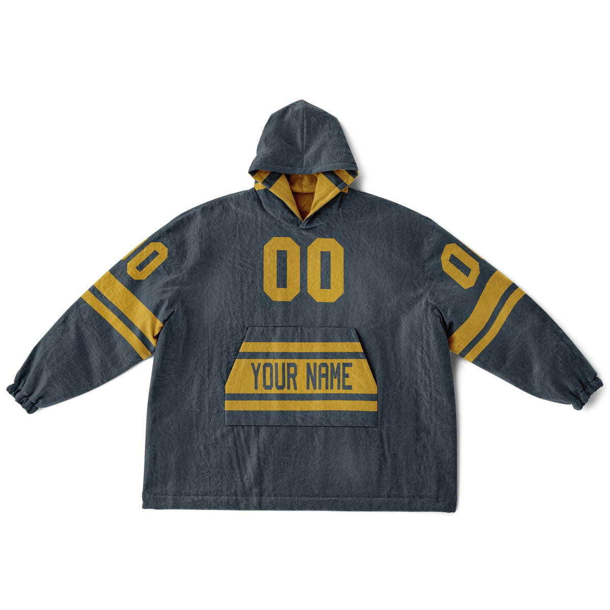 Charcoal & Mustard Superfan Reversible