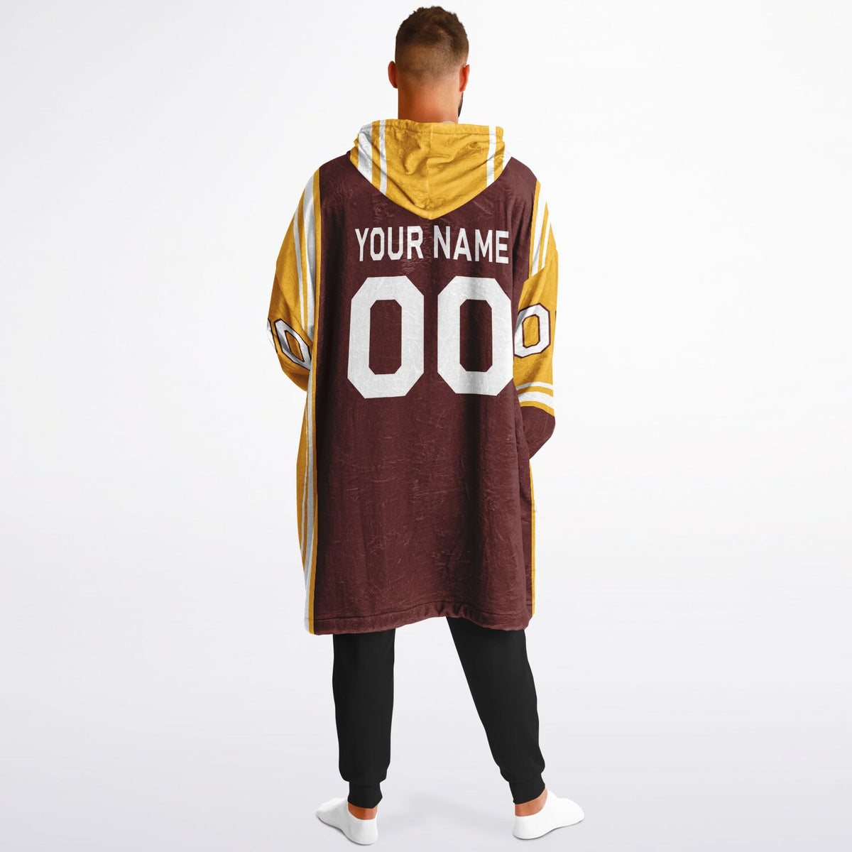Burgundy/Gold/White Bold