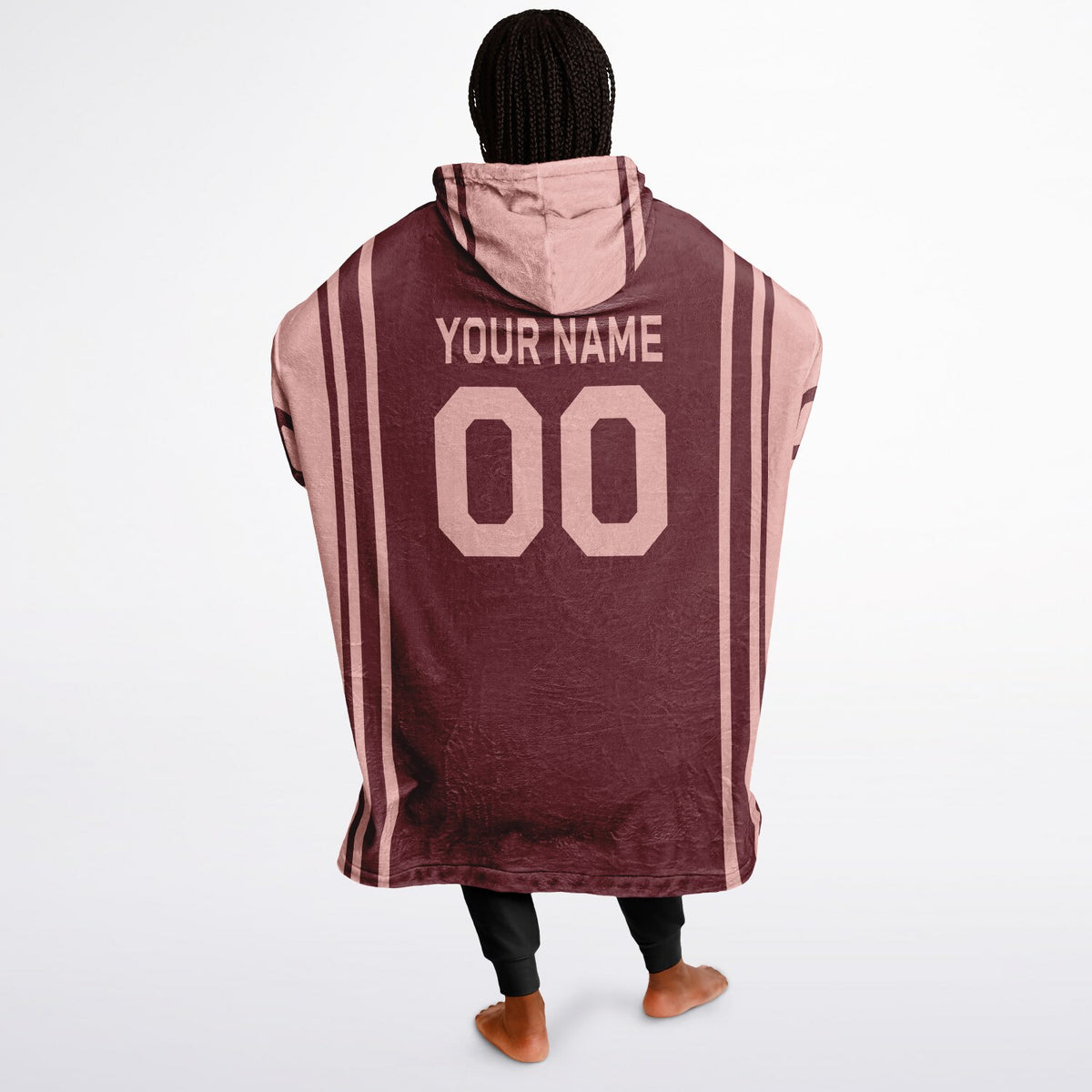 Burgundy & Blush Pink Bold