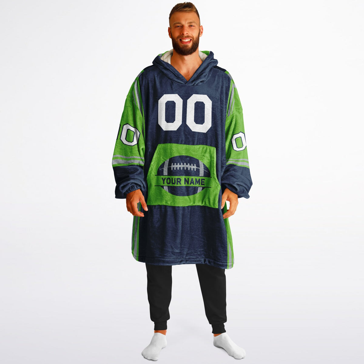 Navy/Green/Gray Bold