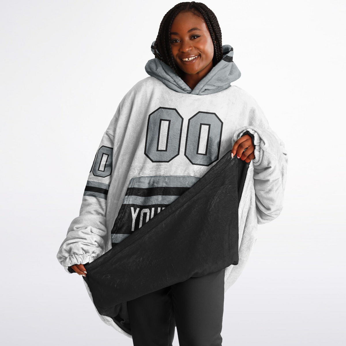 Black/Silver Superfan Reversible