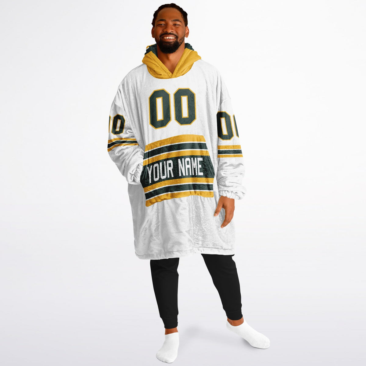 Green/Gold/White Superfan Reversible