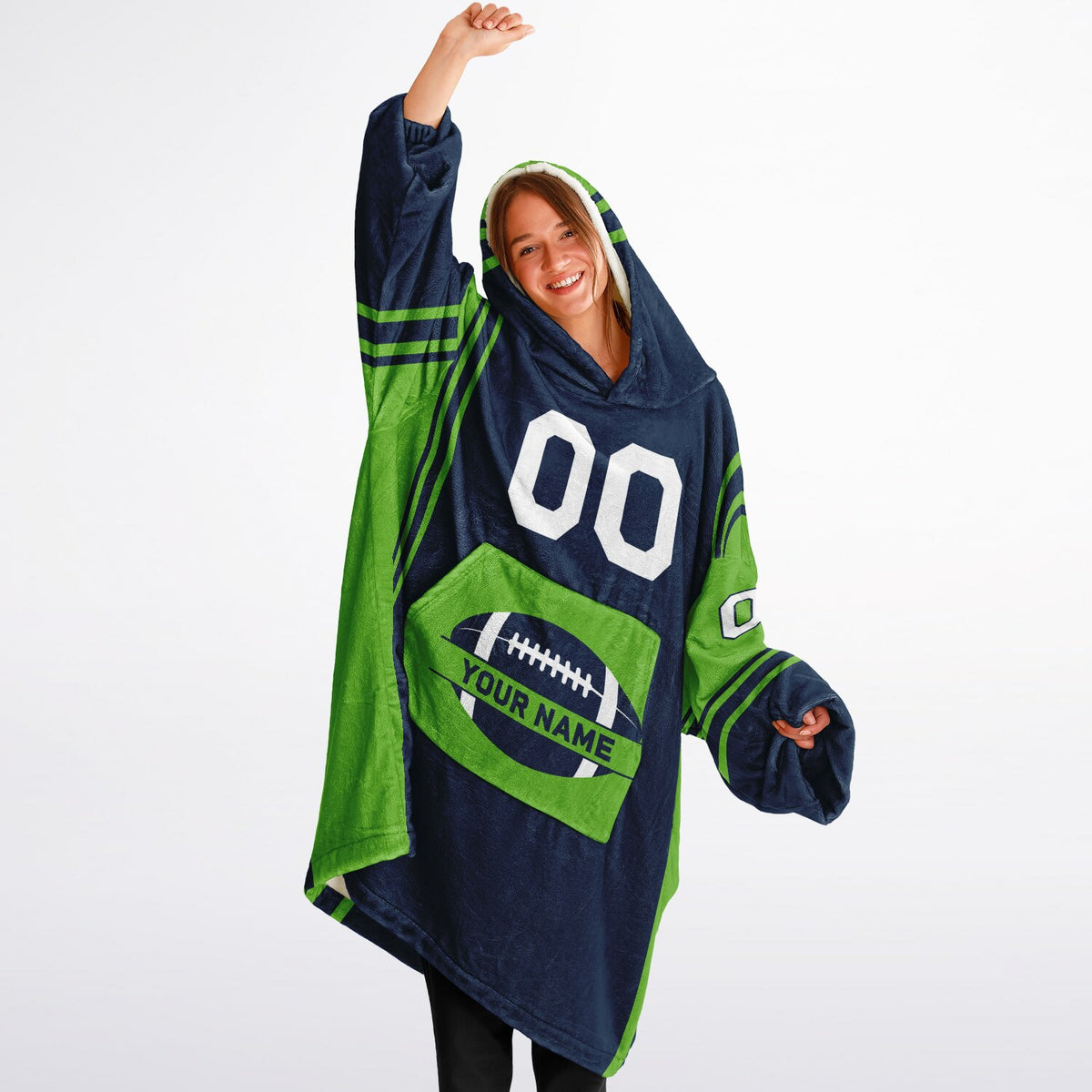 Navy/Green Bold