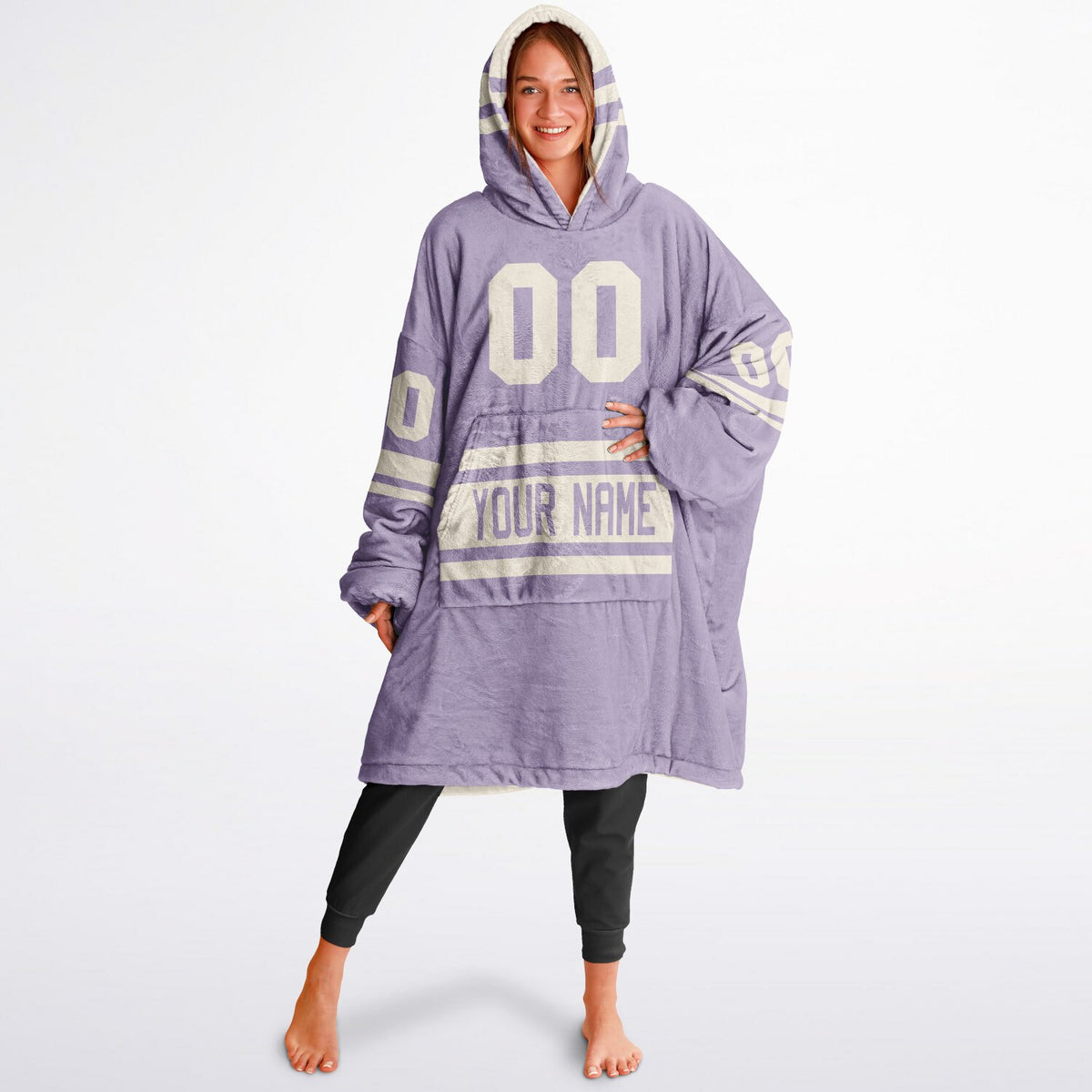 Lavender & Cream Superfan Reversible