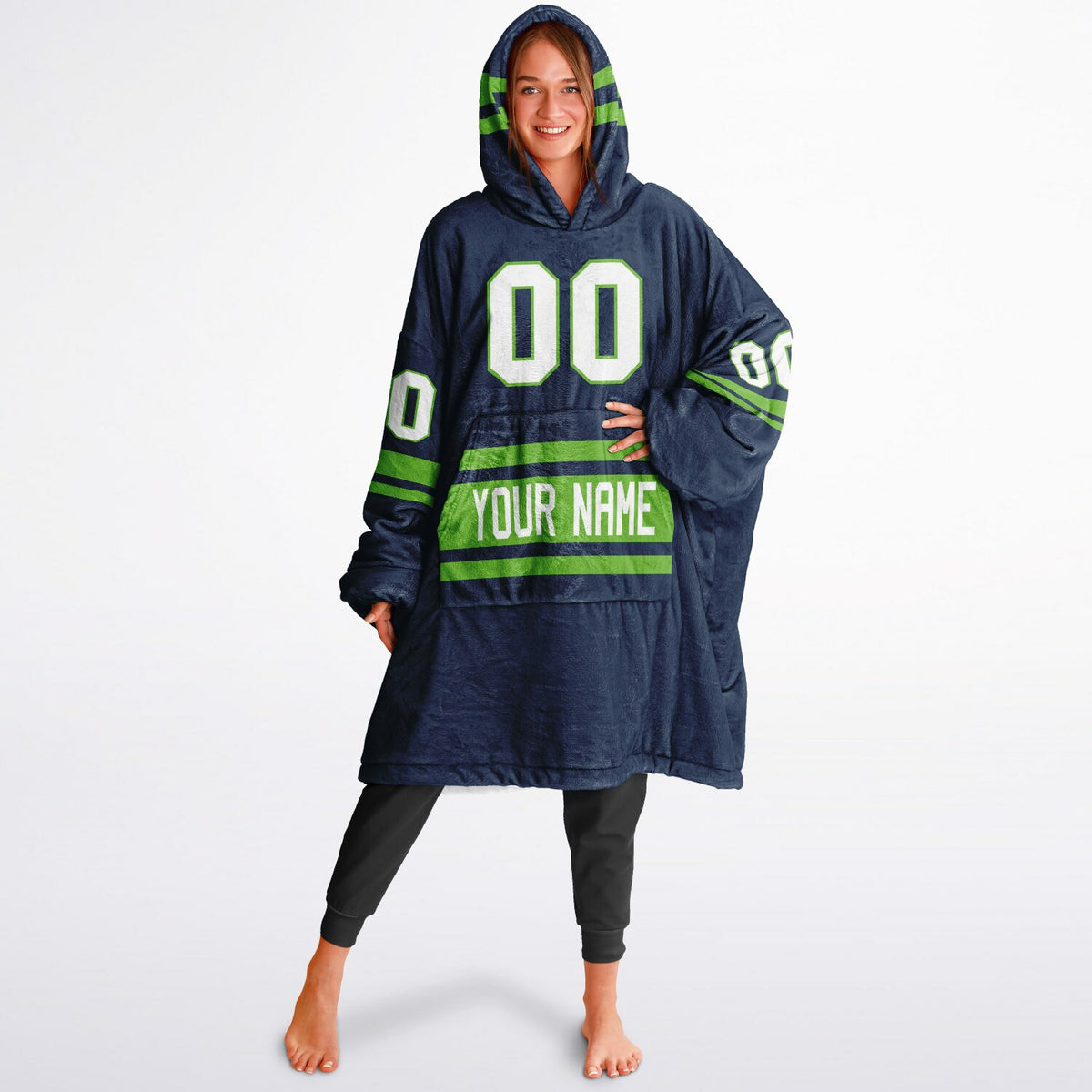 Navy/Green Superfan Reversible