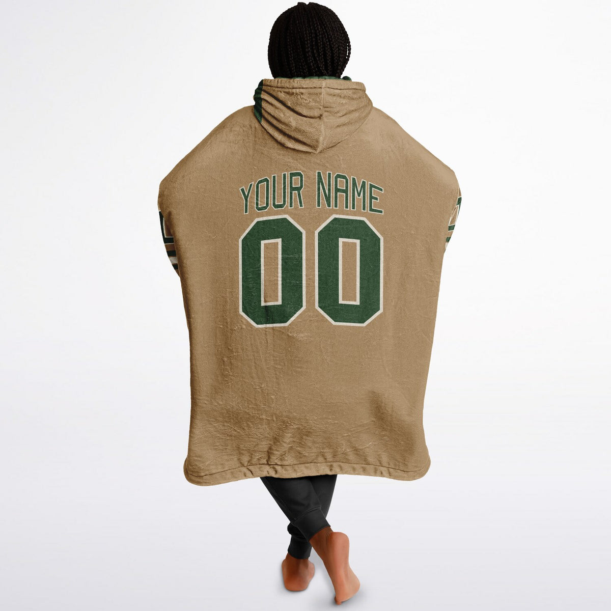 Forest Green Cream Camel Superfan Reversible