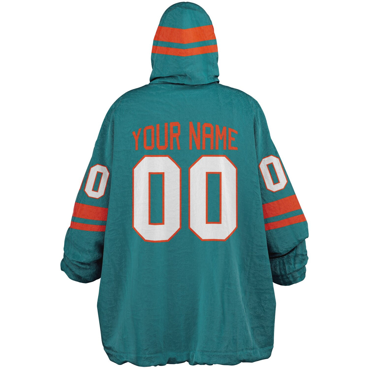Aqua & Orange Superfan Reversible