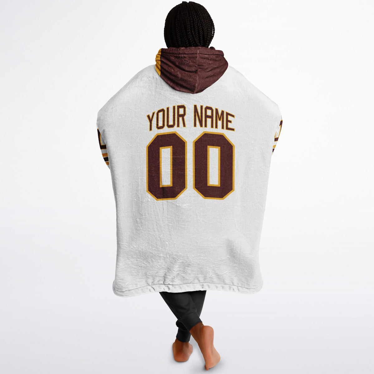 Burgundy/Gold/White Superfan Reversible