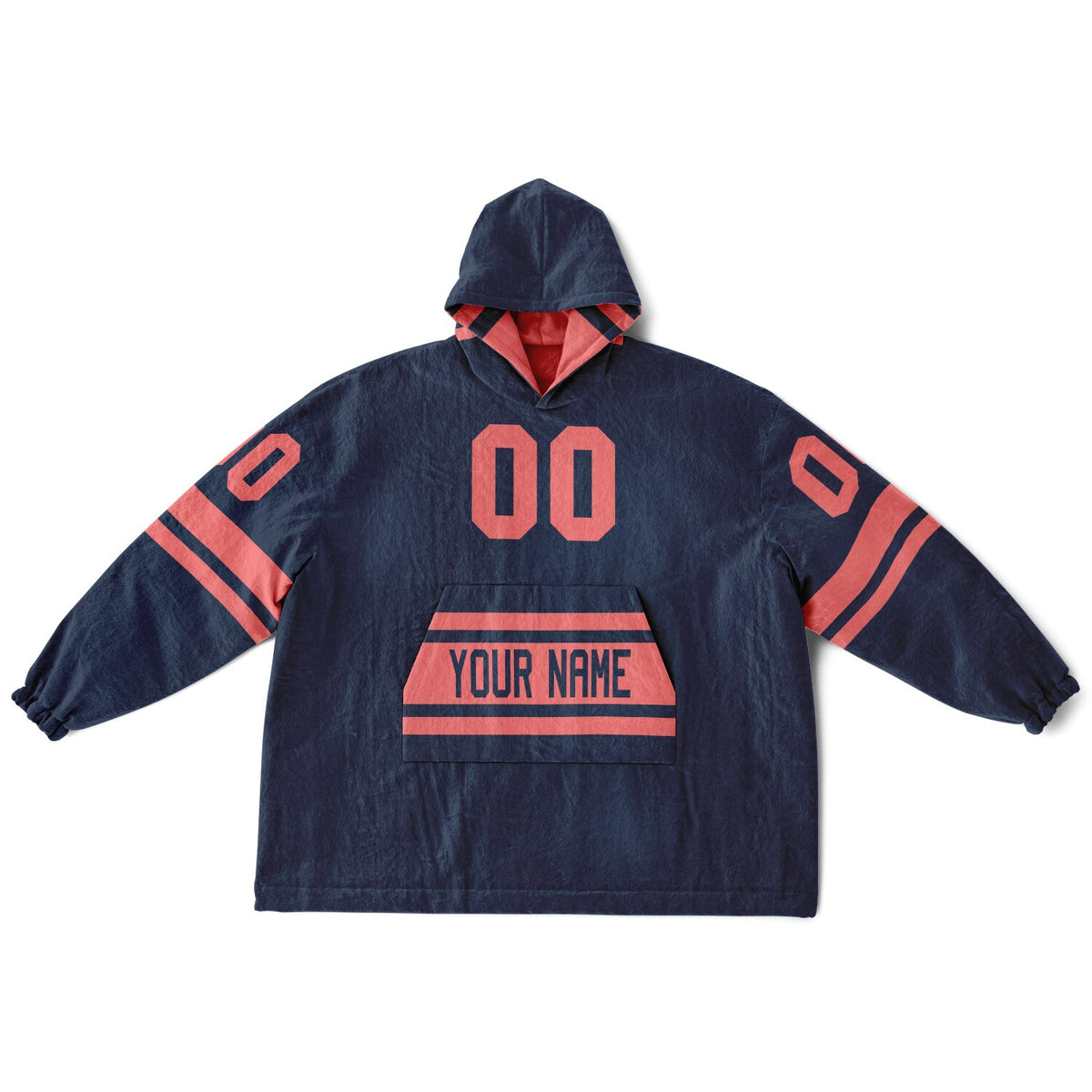 Navy & Electric Coral Superfan Reversible