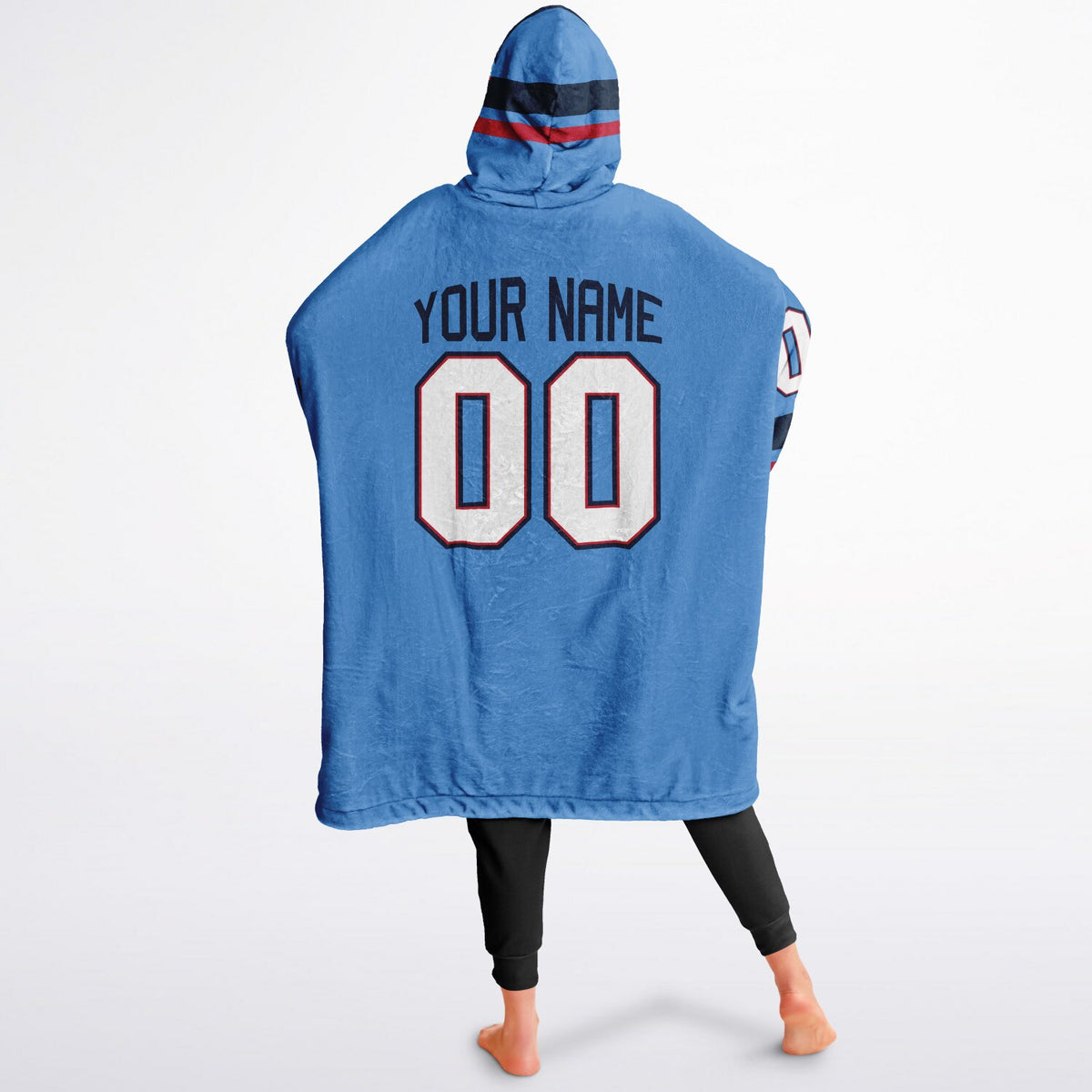 Light Blue/Navy/Red Superfan Reversible