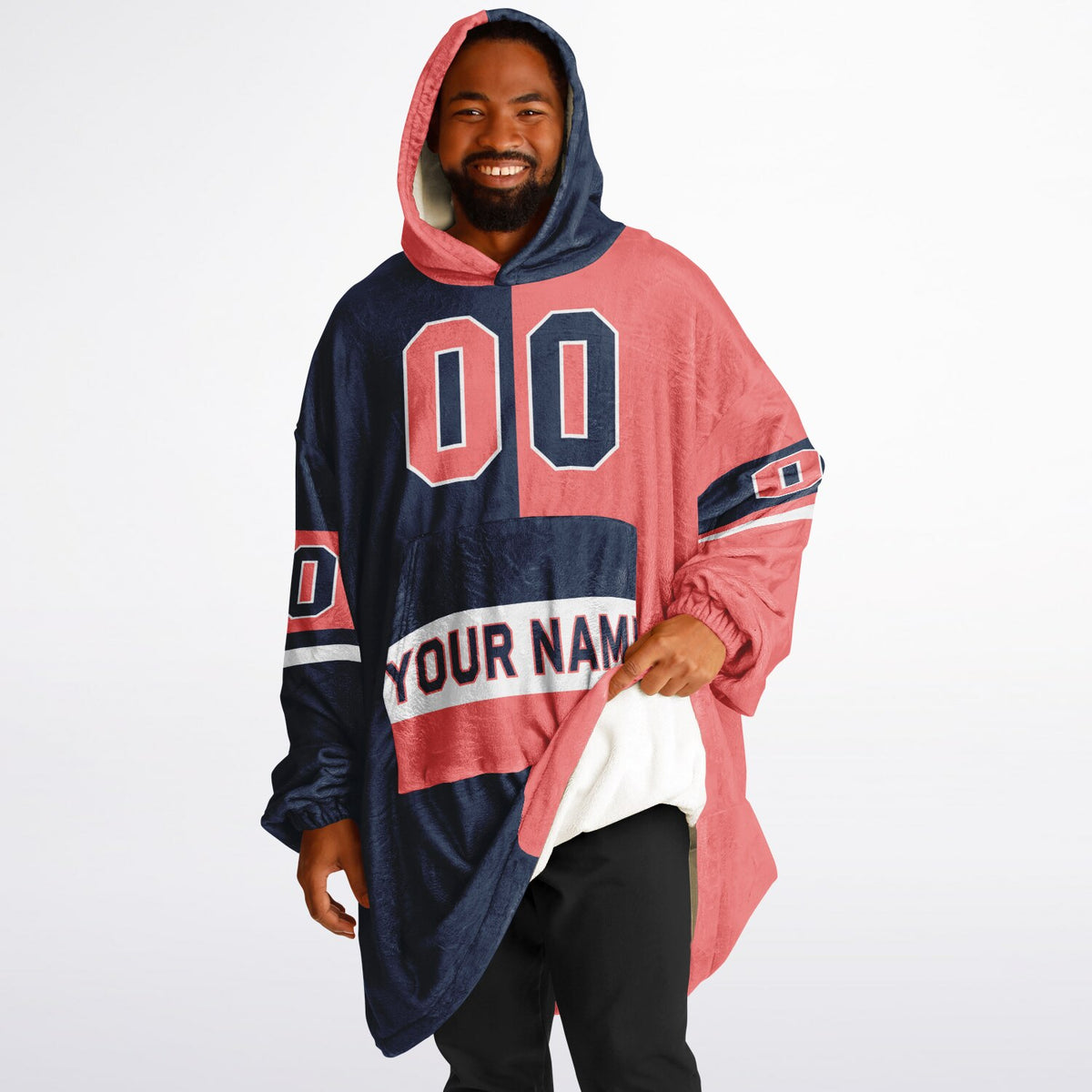 Navy Electric Coral White Halftime