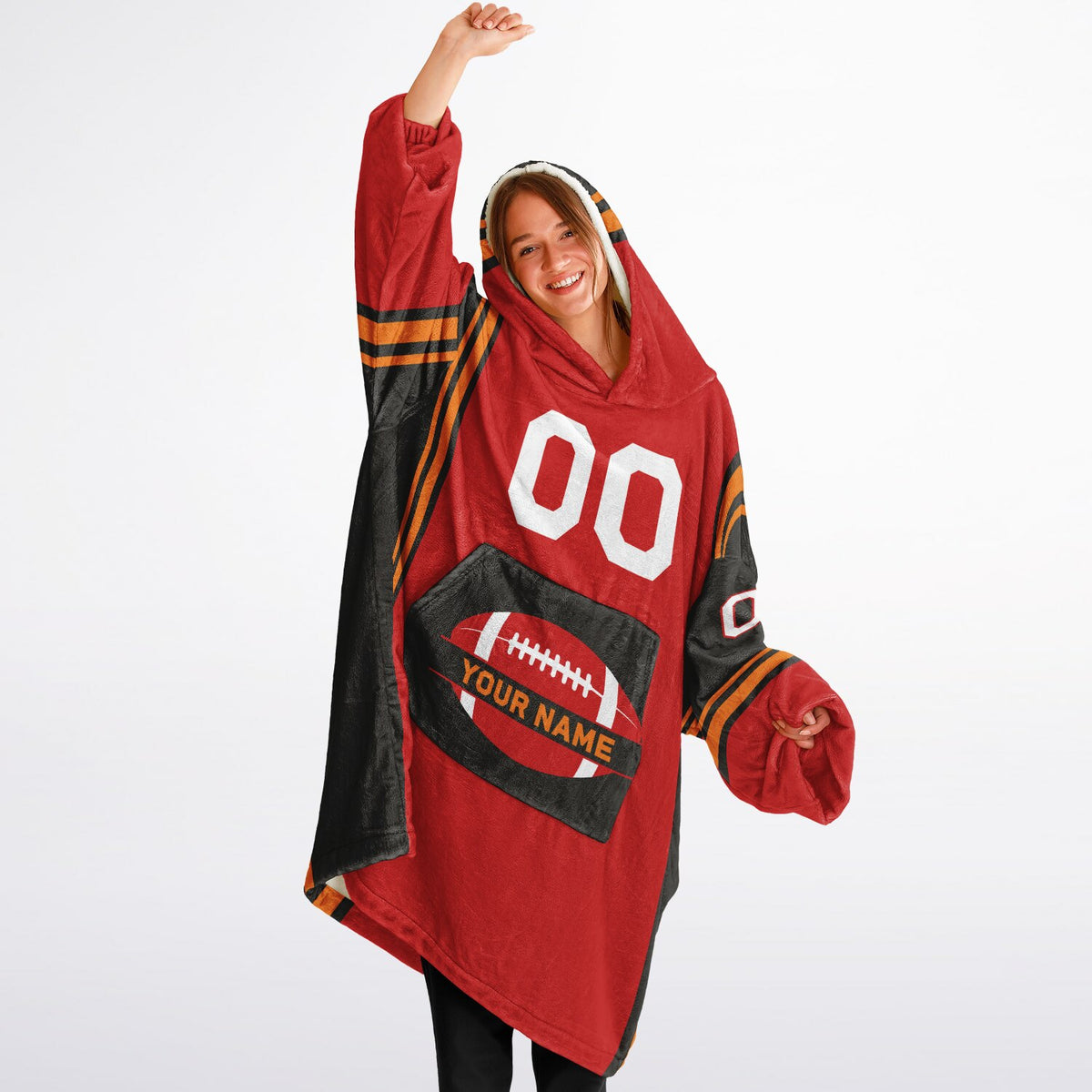 Red/Pewter/Orange Bold
