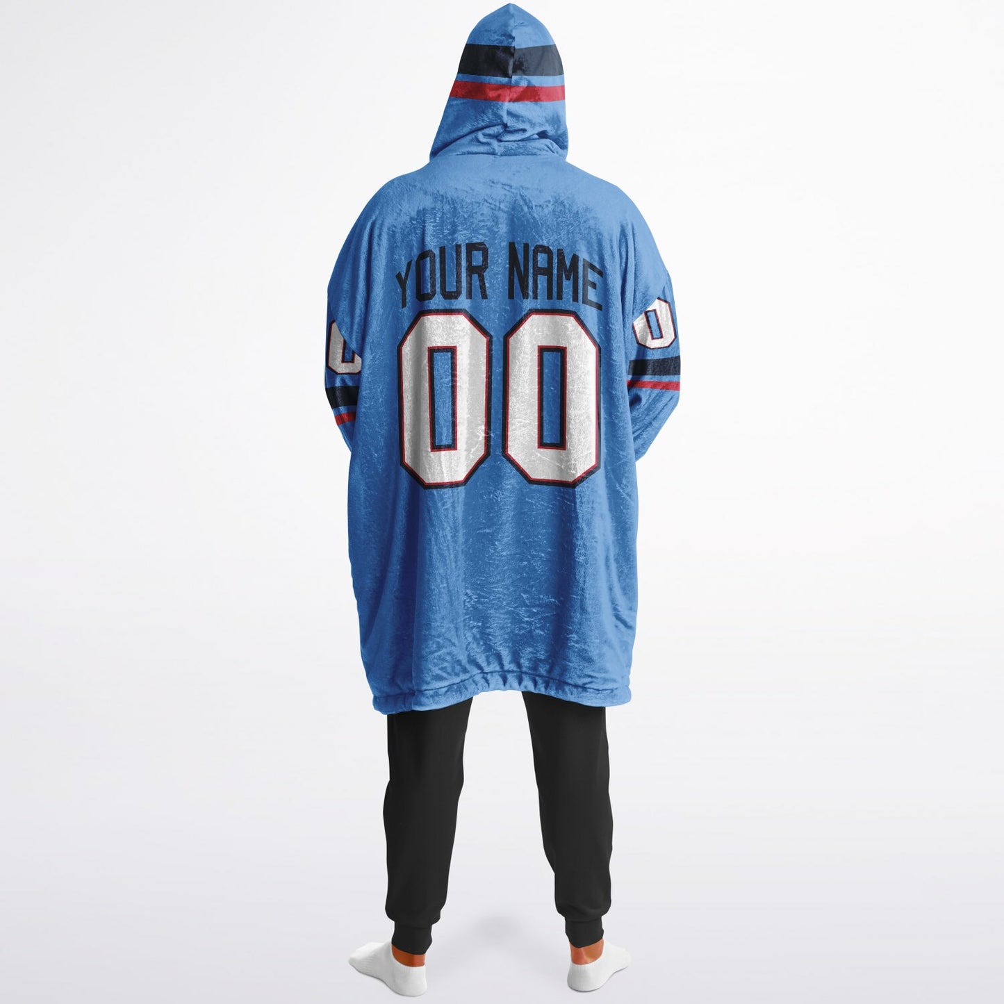 Light Blue/Navy/Red Superfan Reversible