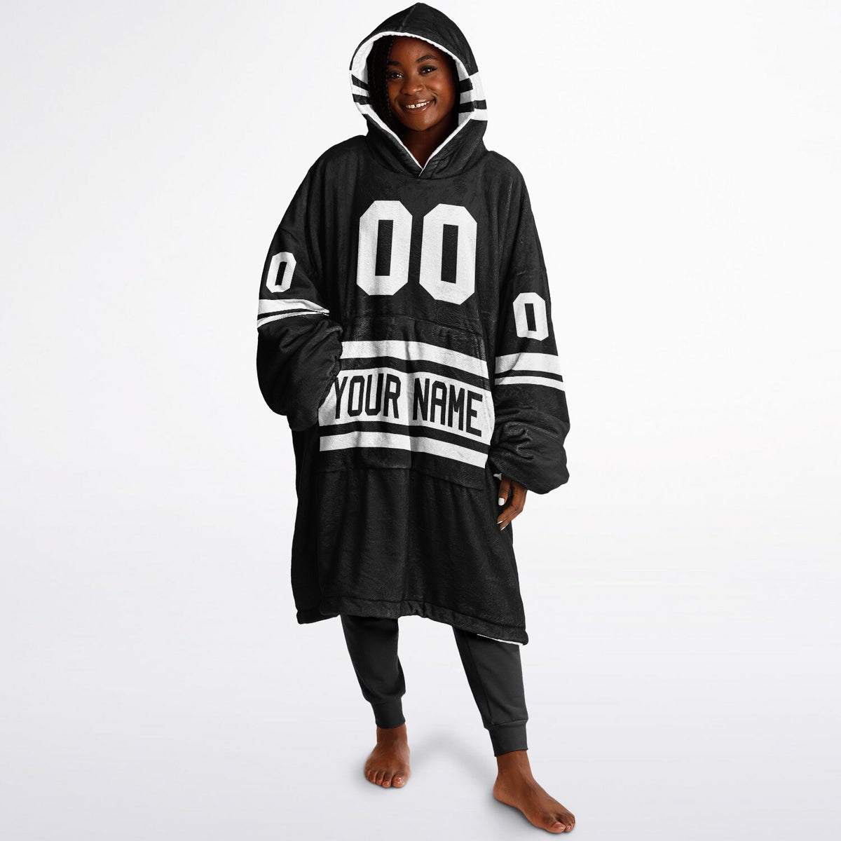Black & White Superfan Reversible
